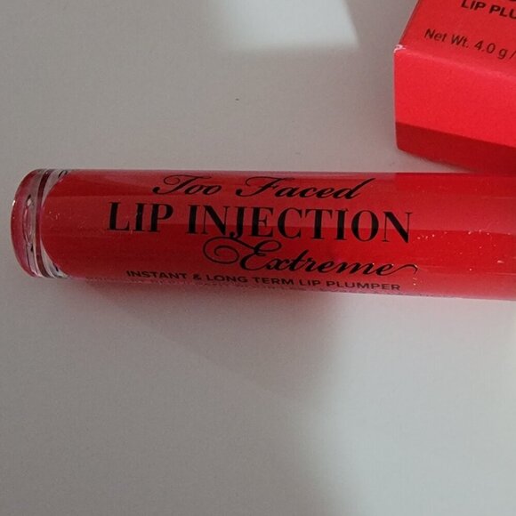 Too Faced Lip Injection Extreme Shade Strawberry Kiss New - Picture 12 of 15